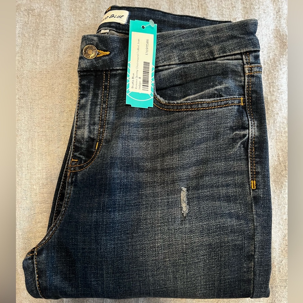 Studio Blue Mid Rise Jeans
